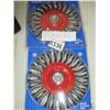 Image 2 : 3 NEW WESTWARD 6 INCH WIRE WHEEL BRUSHES RETAIL $49 EACH