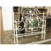 Image 1 : ANTIQUE WHITE METAL SINGLE SIZE BEDFRAME