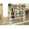 Image 2 : ANTIQUE WHITE METAL SINGLE SIZE BEDFRAME