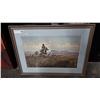 Image 1 : LARGE FRAMED CM RUSSELL SIGNED PRINT