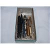 Image 1 : SMALL BOX OF SEVEN ANTIQUE PENS