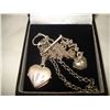Image 2 : STERLING HEART LOCKETS