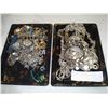 Image 1 : TWO TRAYS OF ESTATE JEWELLRY