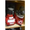 Image 1 : RED HAMILTON BEACH TOASTER AND KITCHEN AID BLENDER