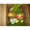 Image 2 : VINTAGE PAPER EASTER EGGS, BUNNY, AND EGGS