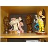 Image 1 : 2 CERAMIC HEADS FIGURE AND CLOWNS