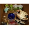 Image 2 : DOG COIN BANK GLASSES AND FIGURES