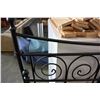 Image 2 : BLACK METAL DOUBLE SIZE BED FRAME