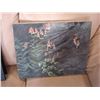Image 1 : ORIGINAL PAINTING BY LOCAL ARTIST HUMMINGBIRD AND FLOWERS