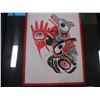 Image 2 : 2 RICHARD SHORTY PRINTS WOLF DANCER CROW AND SALMON EAGLE