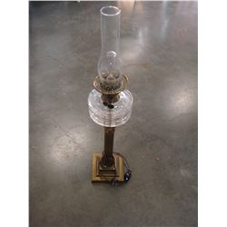 ELECTRIFIED OIL LAMP WITH TUBE BULB