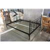 Image 1 : BLACK METAL QUEEN SIZE BEDFRAME