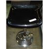 Image 1 : BARSTOOL AND LEATHER OTTOMAN