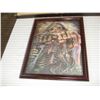 Image 2 : OIL PAINTING AND HOLOGRAPHIC PRINT