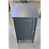 Image 2 : BLACK 1 DRAWER NIGHTSTAND