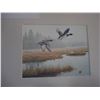 Image 2 : SMALL DUCKS UNLIMITED CANADA PRINT MALLARD DUCKS AND STAND