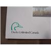 Image 3 : SMALL DUCKS UNLIMITED CANADA PRINT MALLARD DUCKS AND STAND