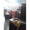 Image 2 : TEAK AND BRASS FLOOR LAMP