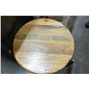 Image 2 : METAL AND WOOD END TABLE