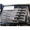 Image 2 : COMPLETE NEVER USED KNIFE SET IN BRIEFCASE