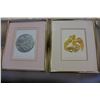 Image 1 : 2 BILL REID METAL EMBOSSED PICTURES