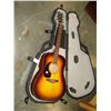 Image 1 : LEFT HANDED SIMON PATRICK SONGSMITH ACOUSTIC GUITAR IN SEAGULL ENVIRONMENT CASE