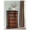 Image 1 : BRAND NEW ASHLEY SIGNATURE DARK FINISH CARVED 6 DRAWER CHEST OF DRAWERS, RETAIL $1899
