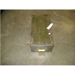 VINTAGE METAL FILING BOX
