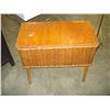 Image 1 : VINTAGE SEWING BOX W/ LEGS