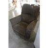 Image 1 : LAZBOY BROWN UPHOLSTERED RECLINER