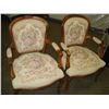 Image 2 : PAIR OF VICTORIAN STYLE PARLOUR CHAIRS