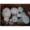 Image 1 : LOT OF HOBNAIL MILK GLASS