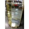 Image 2 : 7FT MIRRORED BACK BOW FRONT ILLUMINATED DISPLAY SHELF
