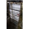 Image 1 : BRASS AND GLASS SHELF UNIT