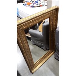 LARGE GOLD GILT FRAMED MIRROR