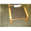 Image 3 : BENTWOOD CHAIR AND OTTOMAN