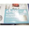 Image 2 : NEW OVERSTOCK INSIGNIA 47 TO 80 INCH TILTING TV WALL MOUNT, 120LB CAPACITY