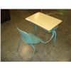 Image 3 : STUDENTS DESK W/ BUILT IN CHAIR