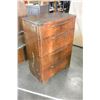 Image 1 : BURLED WALNUT ANTIQUE 4 DRAWER HIGHBOY