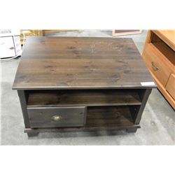 PINE ENTERTAINMENT STAND 1 DRAWER