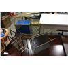 Image 1 : ROUND BRASS SHELF AND MAGAZINE STANDS