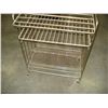 Image 2 : VINTAGE METAL ROLLING MAGAZINE RACK