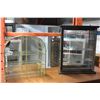 Image 1 : 2 SMALL GLASS DISPLAY CASES