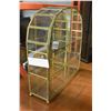 Image 2 : 2 SMALL GLASS DISPLAY CASES