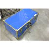 Image 1 : BLUE AND BRASS TRUNK