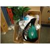 Image 1 : BOX OF BLUE MOUNTAIN POTTERY PITCHER AND ESTATE GOODS