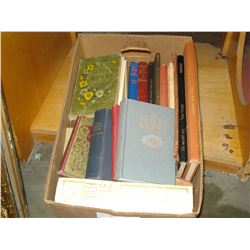 SHELF LOT OF ANTIQUE BOOKS