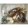 Image 4 : BAG OF WATCHES, BAG OF JEWELERY, AND TOTE OF COLLECTIBLES
