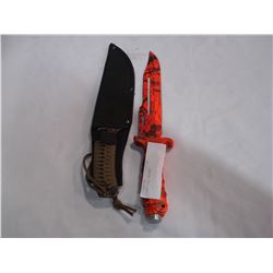 2 SURVIVAL KNIVES