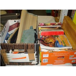 TWO BOXES OF ESTATE BOOKS ETC